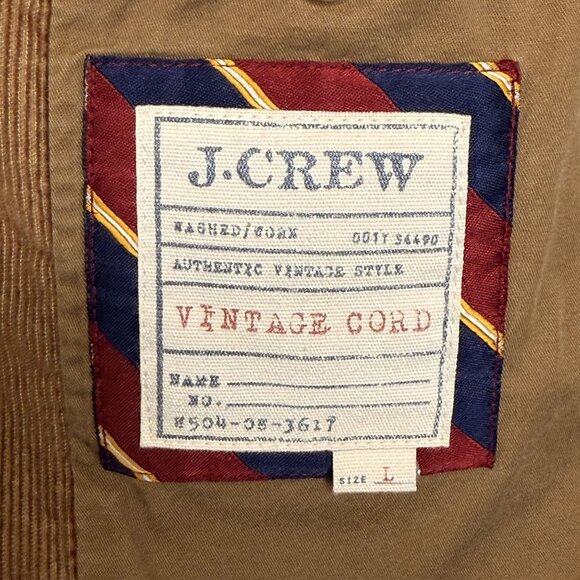 J. Crew Camel Corduroy Blazer, L - Picture 8 of 10